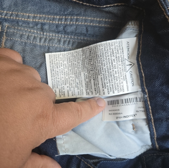 Zara Relaxed Indigo Jeans Size 6 - Picture 4 of 7